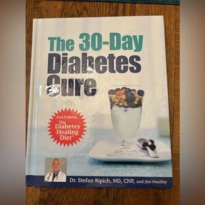 The 30-Day Diabetes Cure Book, large size. 343 pp. 8x10” hardcover.
